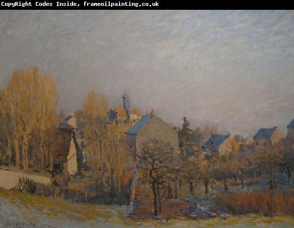 Alfred Sisley Frosty Morning in Louveciennes